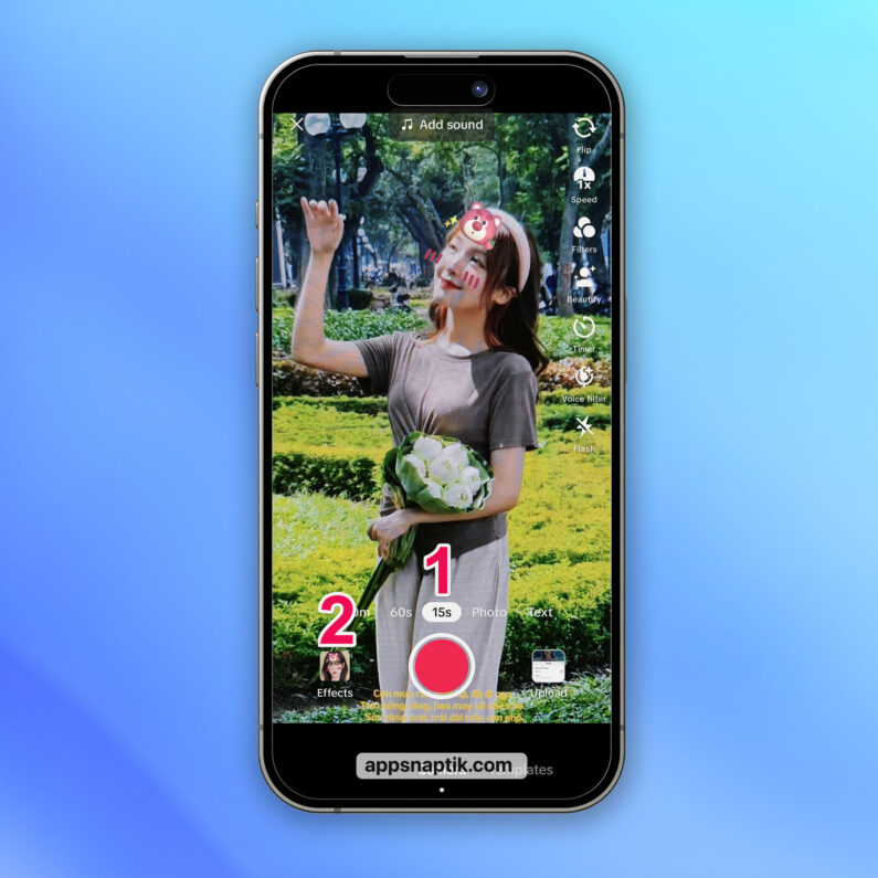 How to take photos on TikTok using an Android phone