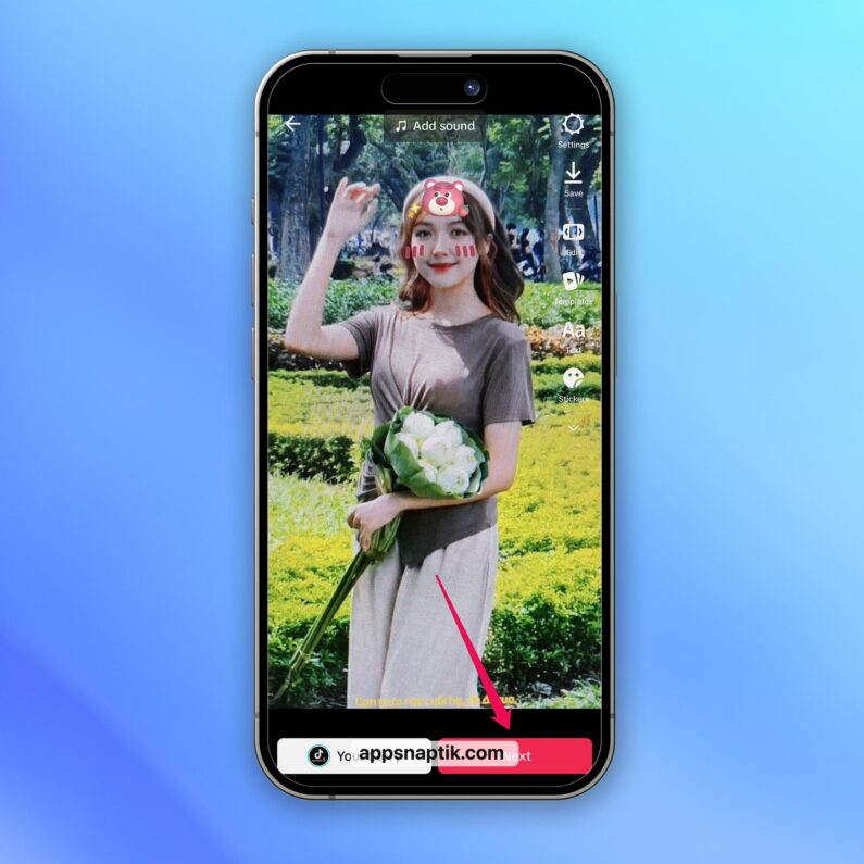 How to take photos on TikTok using an Android phone