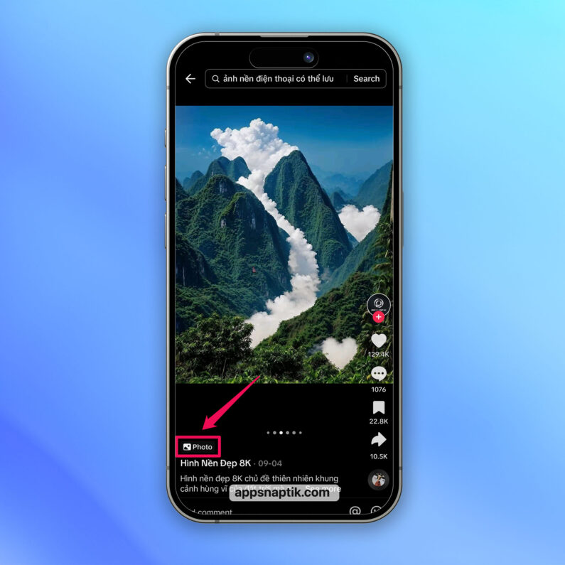 Guide to quickly save TikTok images to your phone