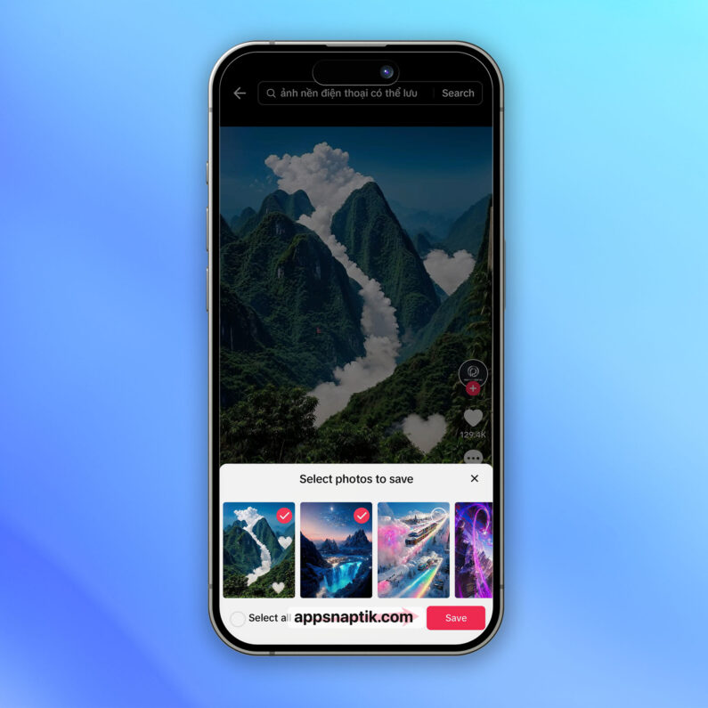 Guide to quickly save TikTok photos to your phone